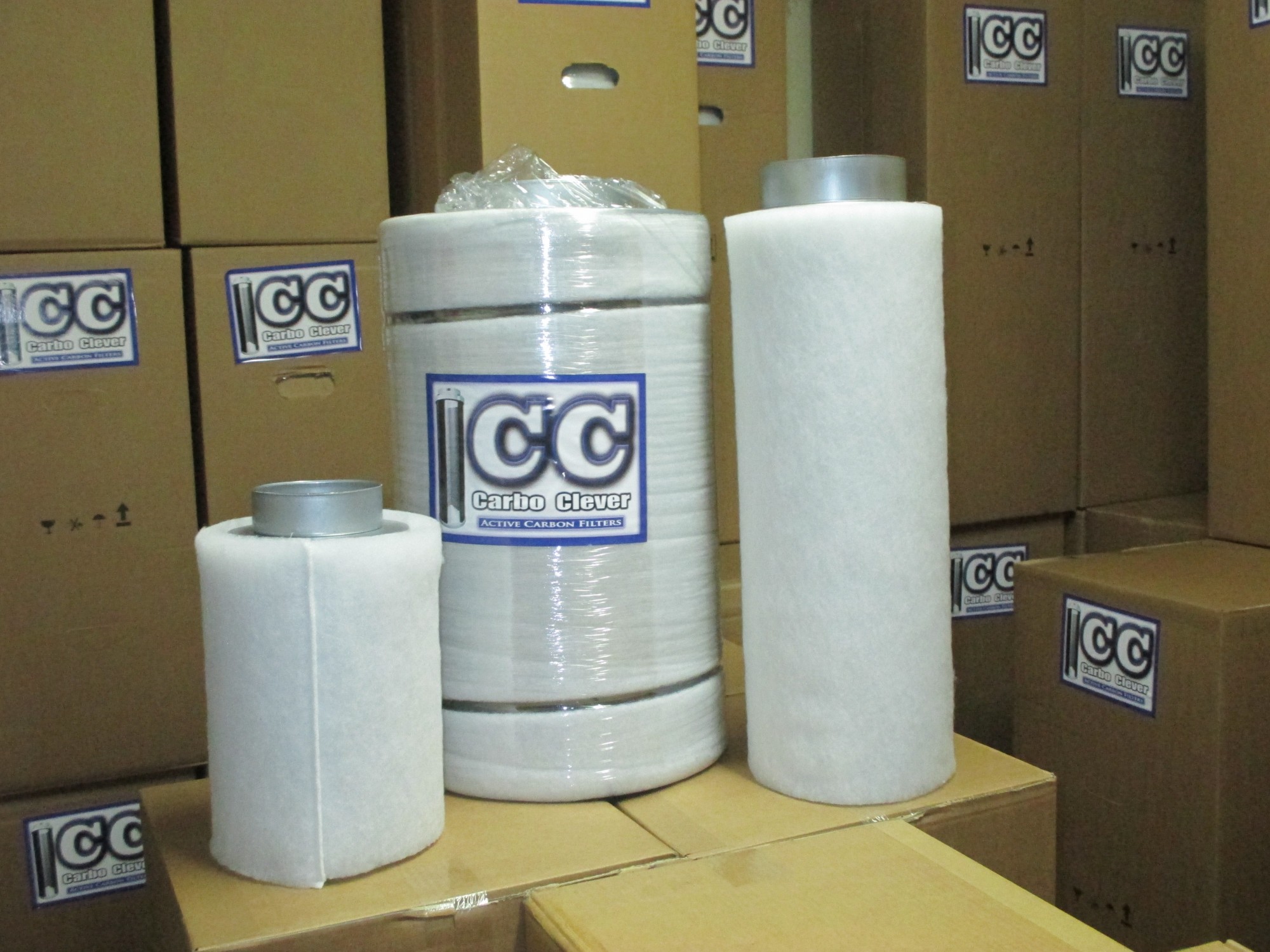 CarboClever "CC" Filter 200m³/ h. - 100 mm Flansch