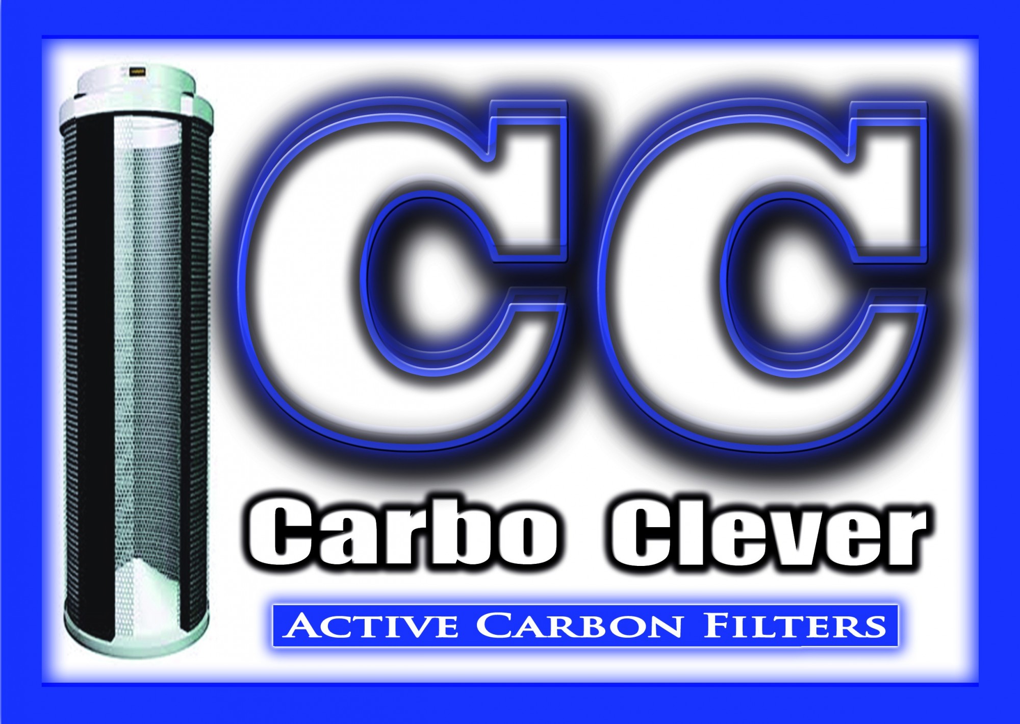 CarboClever "CC" Inline- Filter 2500 m³/ h. - 250 mm Anschlüsse
