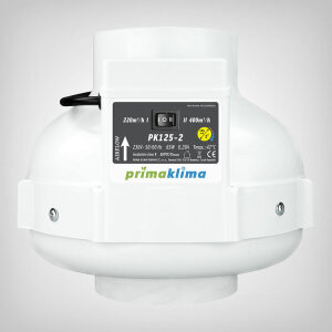 Prima Klima EC Blue Ufo-Lüfter, mit RJ45-Anschluss, 680 m³ / h – 125 mm Anschlüsse