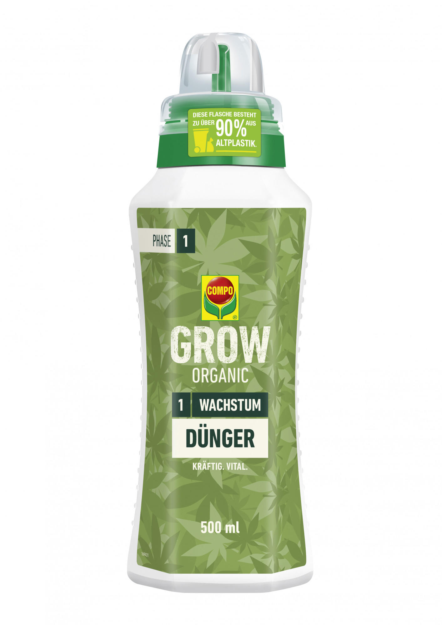 COMPO GROW ORGANIC Wachstumsdünger Phase 1, 500 ml