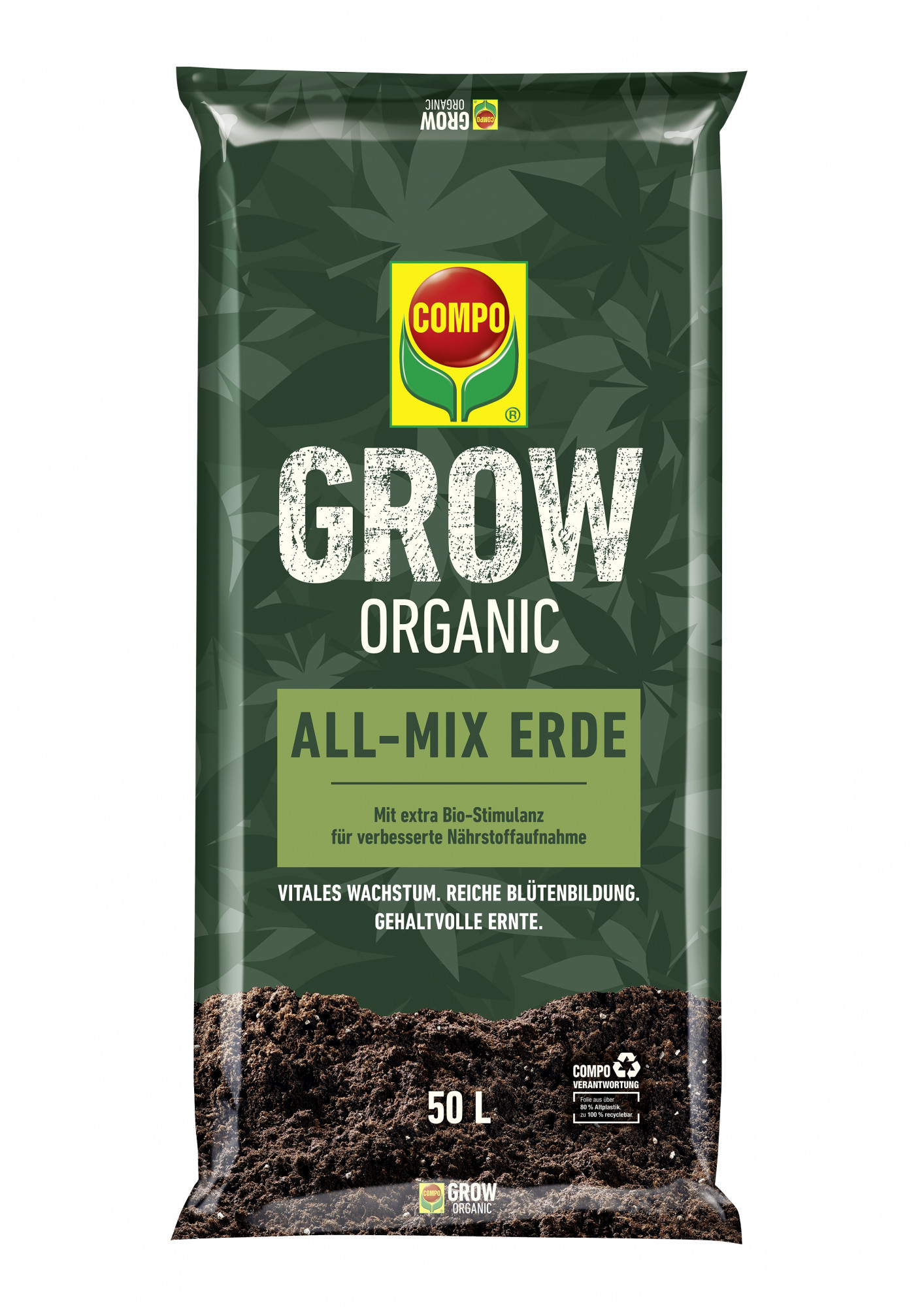 COMPO GROW ORGANIC  All mix, 50 L, Palette à 45 Sack